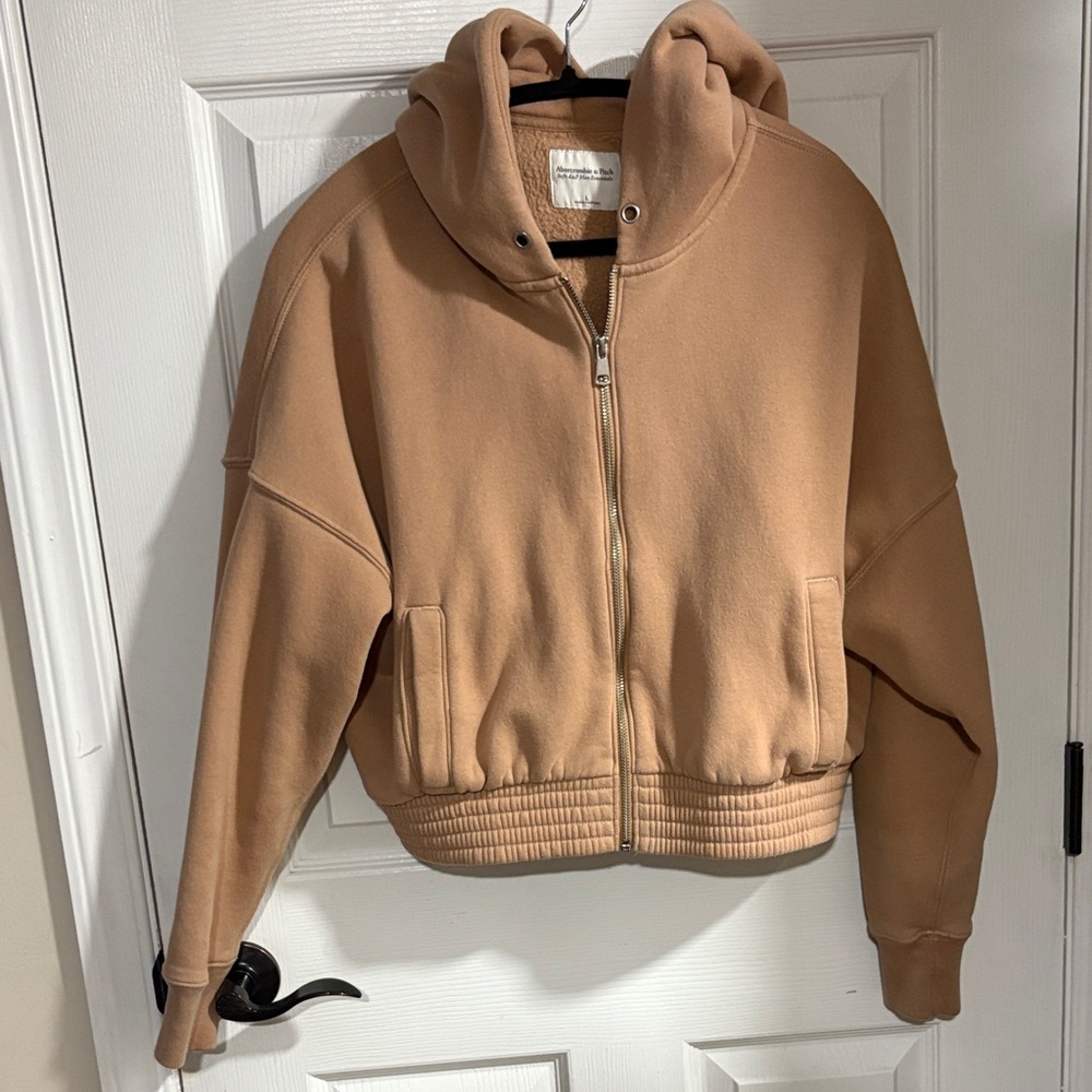 Abercrombie & Fitch Tan Zip up Jacket